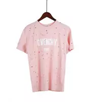 givenchy limited edition t-shirt holes pink